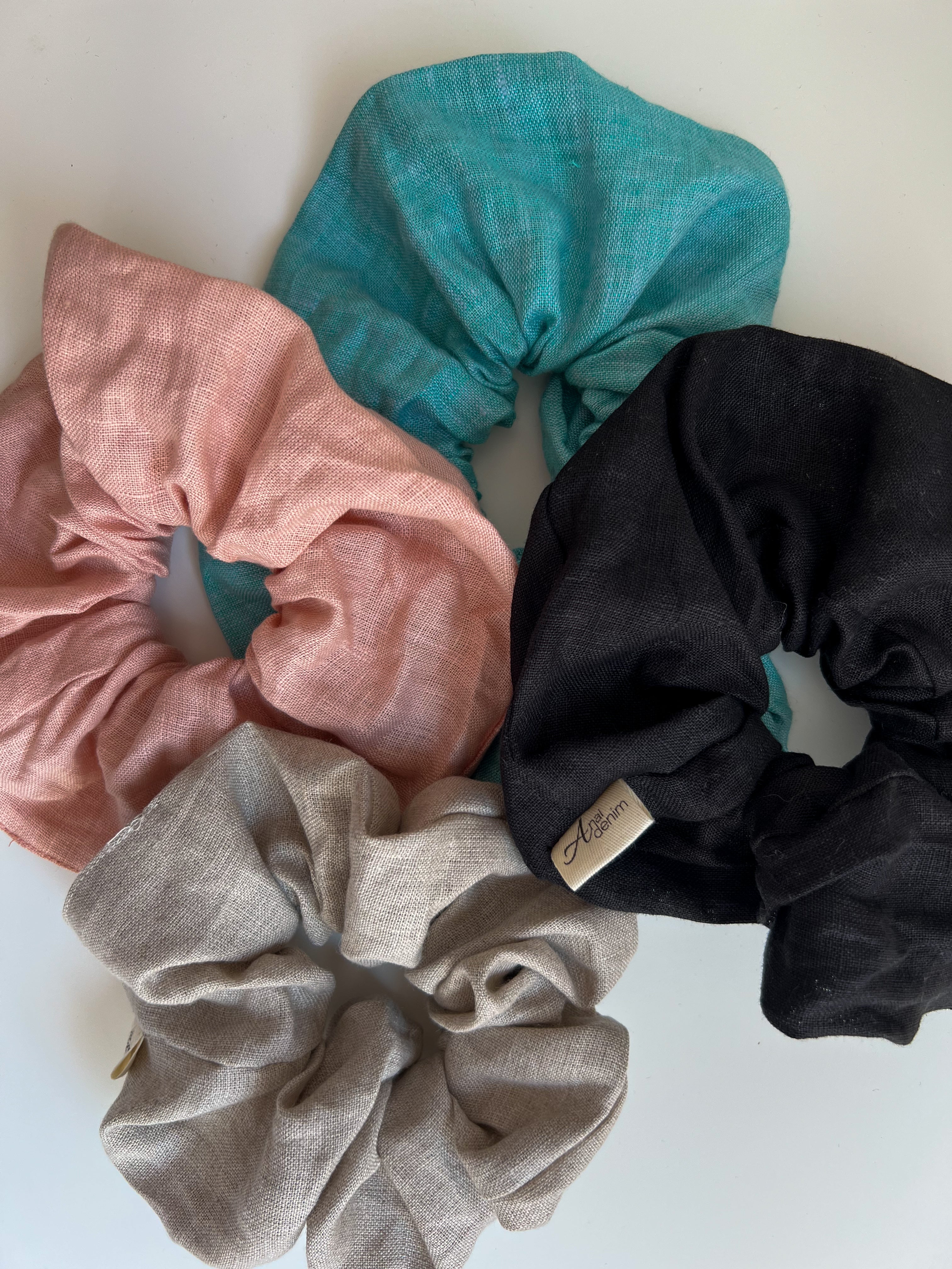 Midnight Oversized Hair Scrunchie
