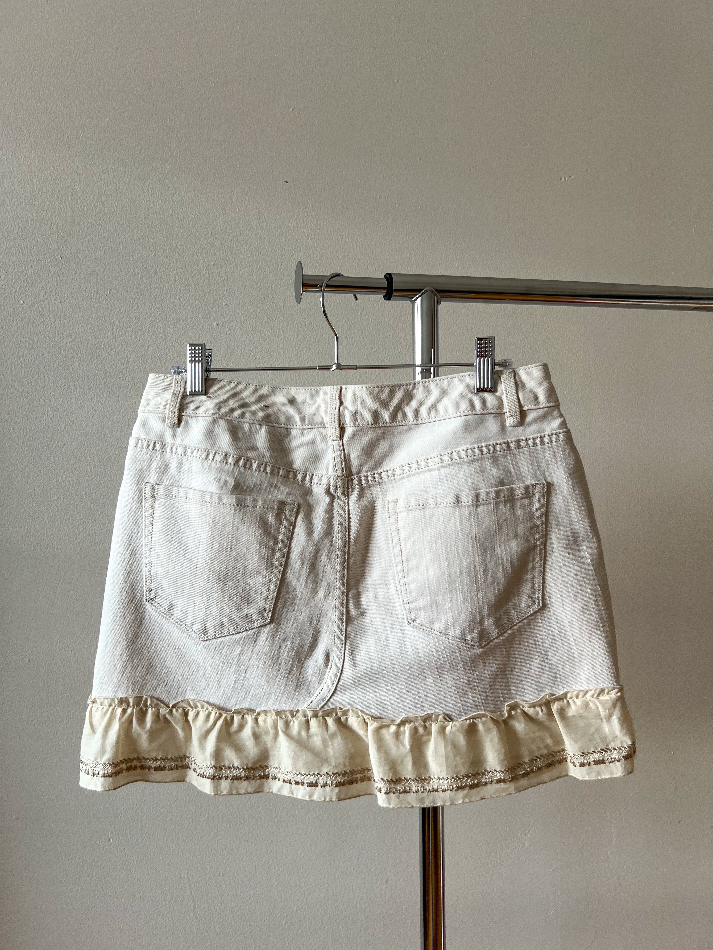 Natural Denim Skirt