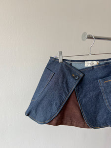Dark Wash Mini Skirt