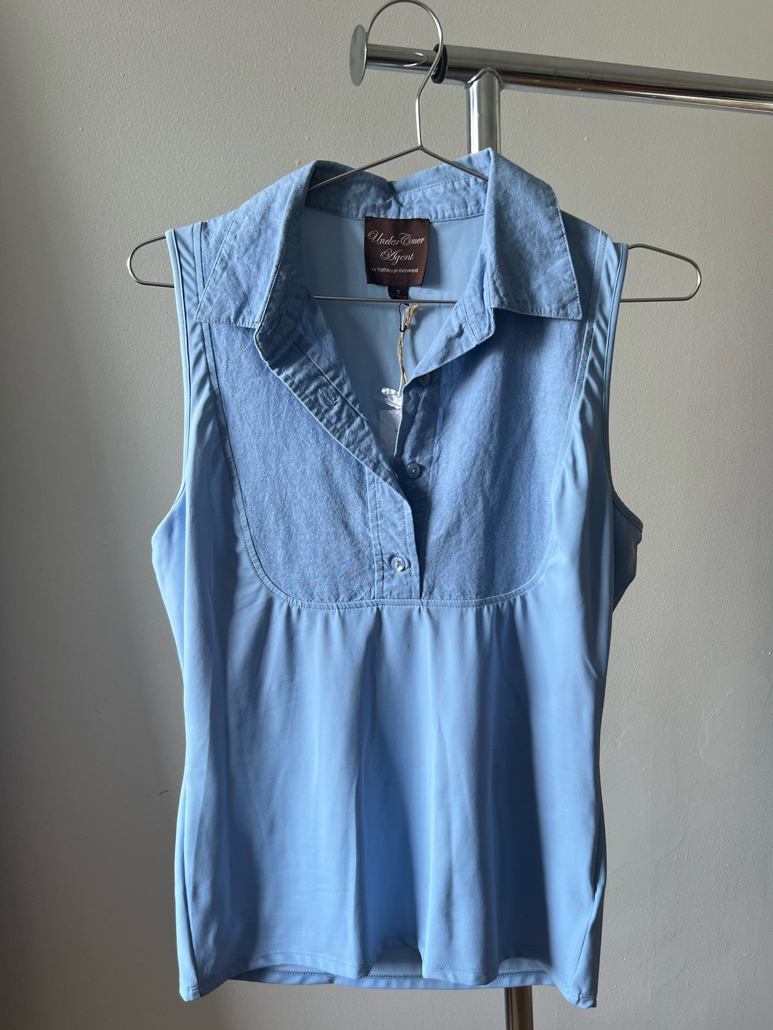 Blue Kathleen Kirkwood Top